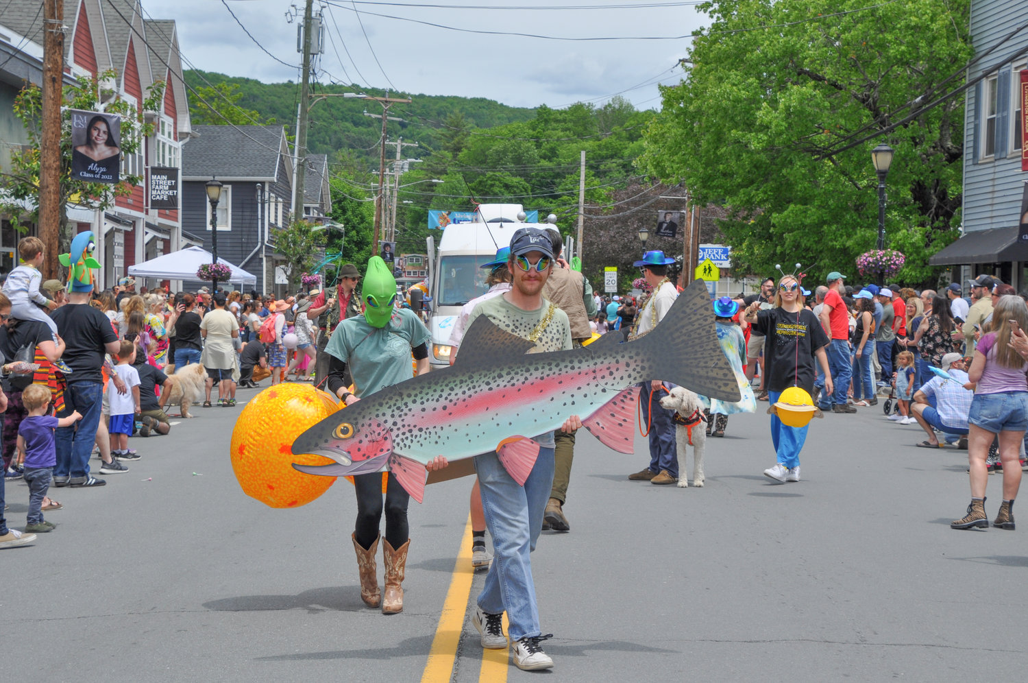 Located in the southwest corner of the Catskill Park, Livingston Manor boasts world-class fishing streams, hiking, hunting, waterfalls, lakes and ponds. And a parade saluting all things trout.